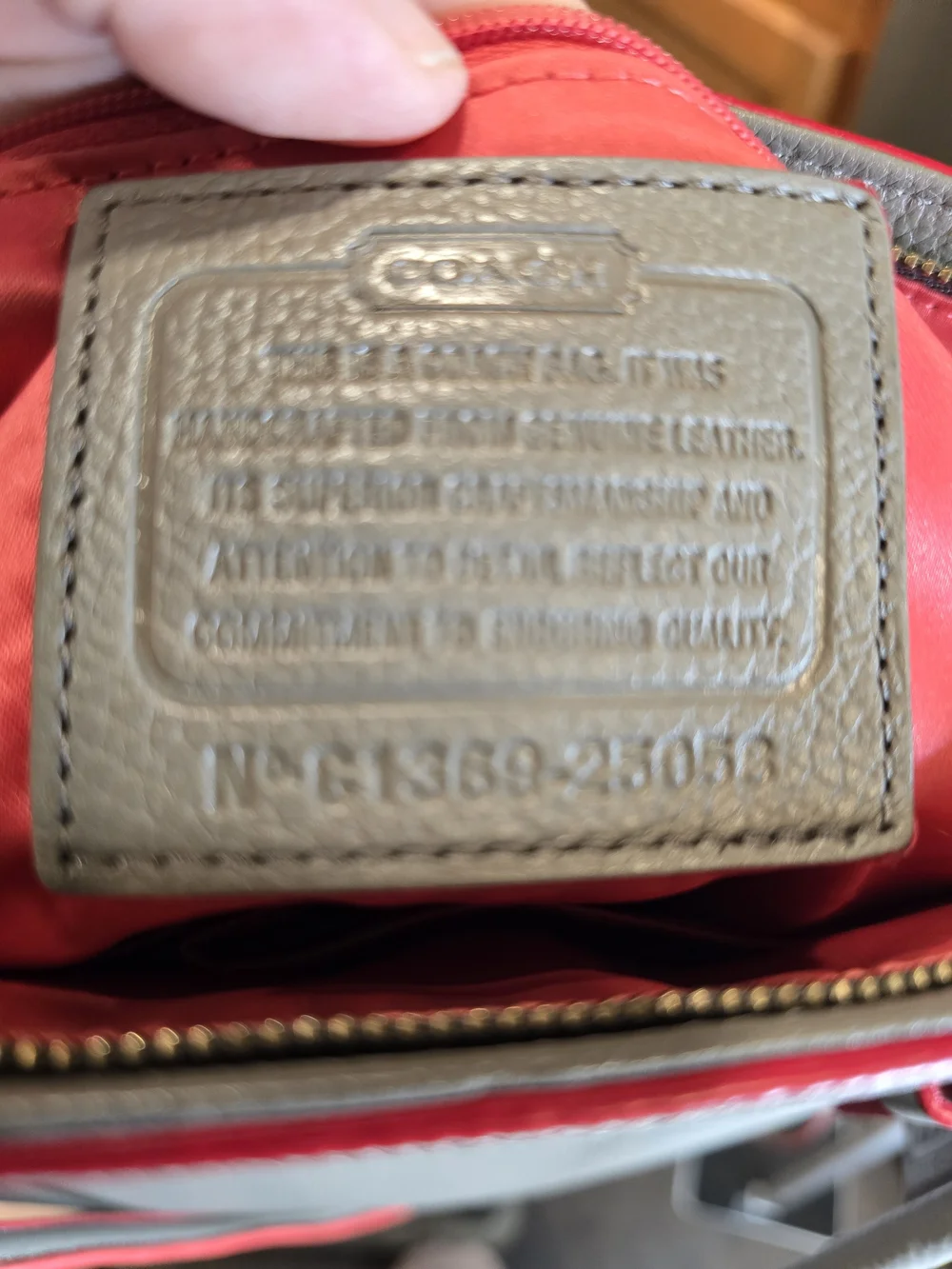 Coach excellent no